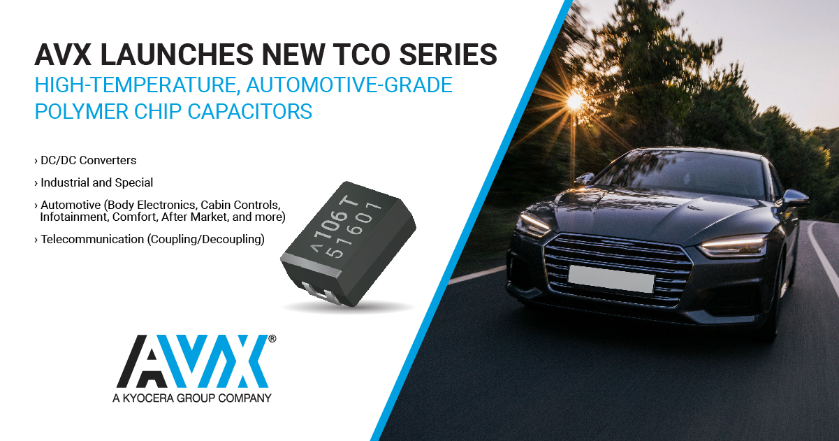 High-Temperature, Automotive-Grade Polymer Chip Capacitors